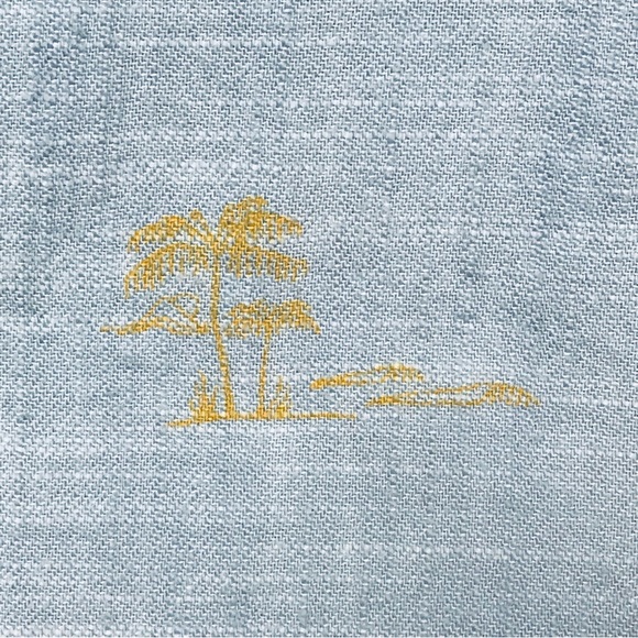 PrAna Men's Shirt "Slim Fit" Medium Blue Button Down Shirt Organic Cotton - Picture 4 of 12